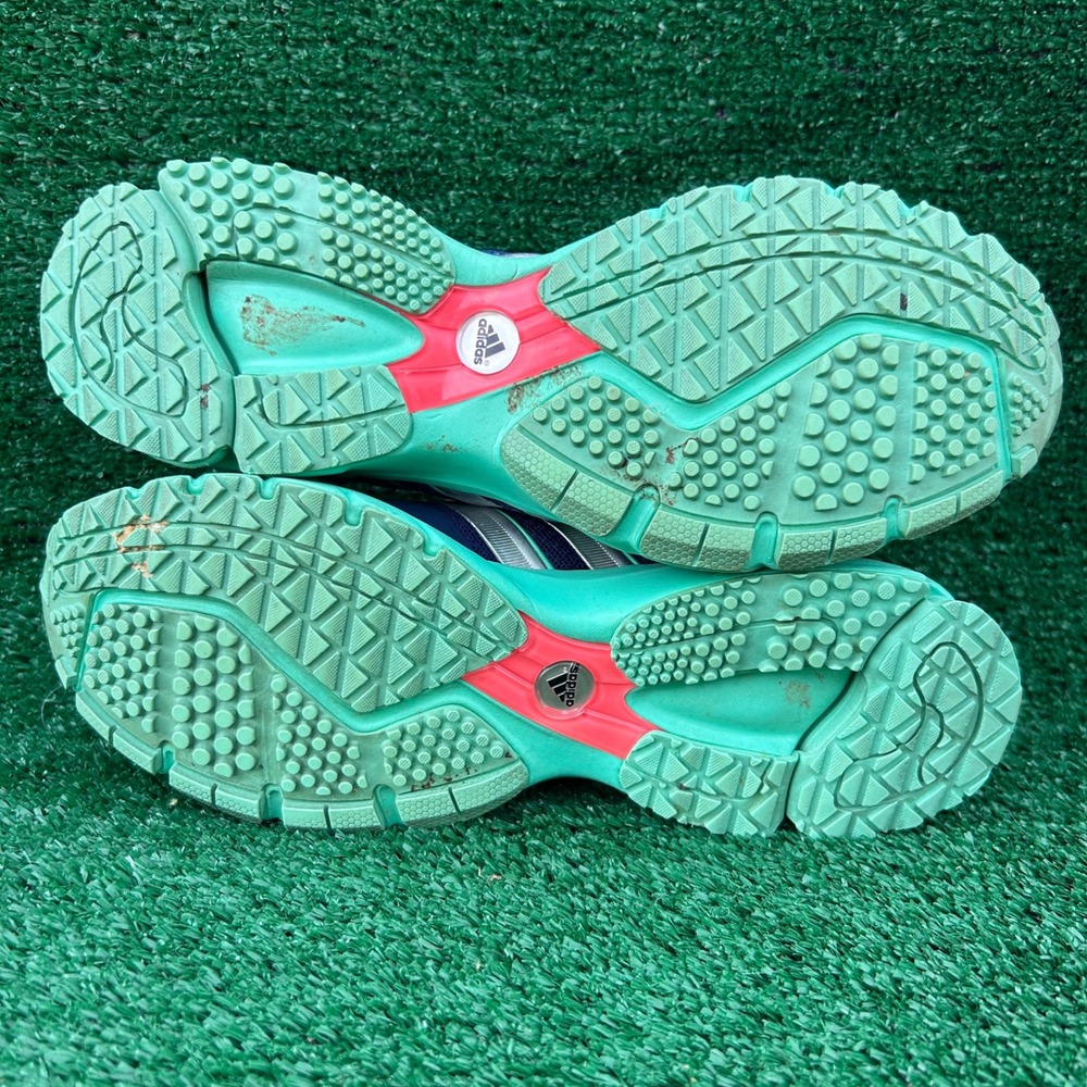 Adidas Aktiv Against Cancer Womens Running Shoes Navy Mint Green G97610 Size 7‎ - Picture 6 of 7
